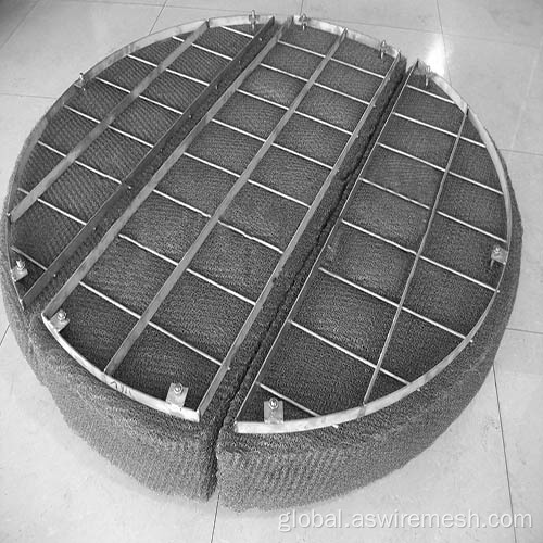 Wire Mesh Demister Pad Metal Wire Mesh Demister Pad For Gas Scrubber Supplier